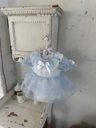 Marron04｜(3m-18m 1y-6y) 氣質蕾絲公主裙裝12