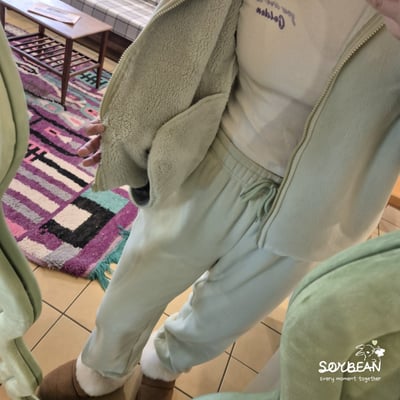 Soybean96｜(mom) 刷毛拉鍊外套12