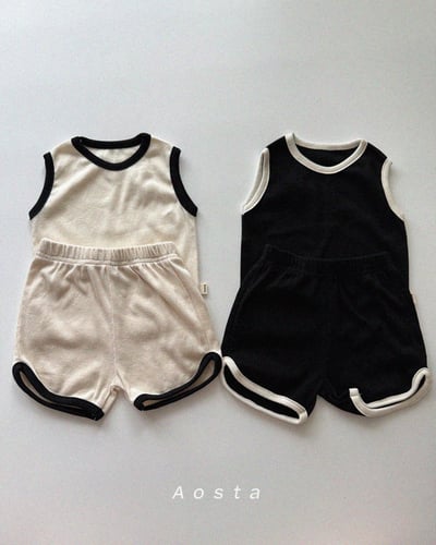 AOSTA48｜(6m-5y) 4款羅紋無袖背心19