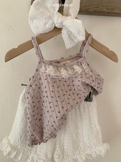 Bebe holic38｜(3m-18m) 蕾絲胸花小可愛7