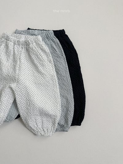 MiniRobe12｜(70-110) 抓皺波點縮口褲13