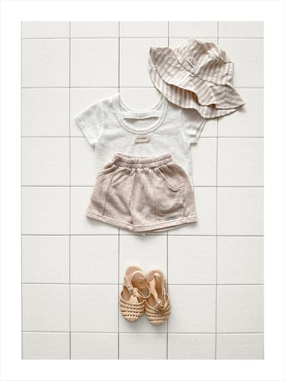 onu23｜(70cm-115cm) 壓線毛圈短褲7