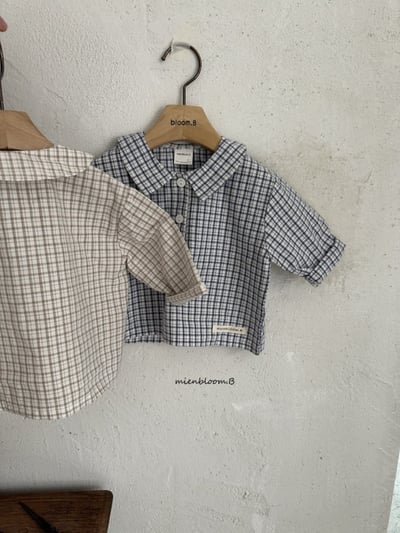 Bloom.b27｜(0m-7y) 經典格紋襯衫13