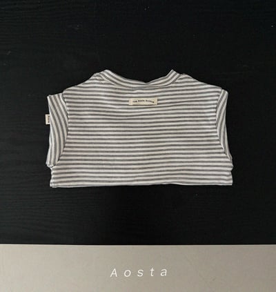 AOSTA20｜(6m-5y) 柔軟條紋上衣5