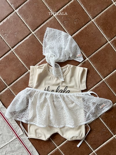 thelala42｜ (0m-18m) logo印花連身包屁衣6