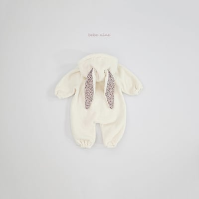 bebe nine07 (65cm-75cm) 2色碎花雪兔連身衣13