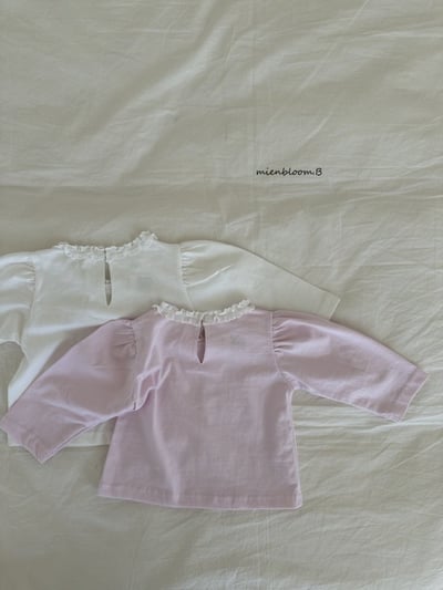 Bloom.b06｜(0m-7y) 春日蕾絲花邊領上衣5