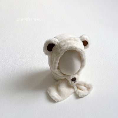 vivid113｜(free) 保暖泰迪熊頭套5