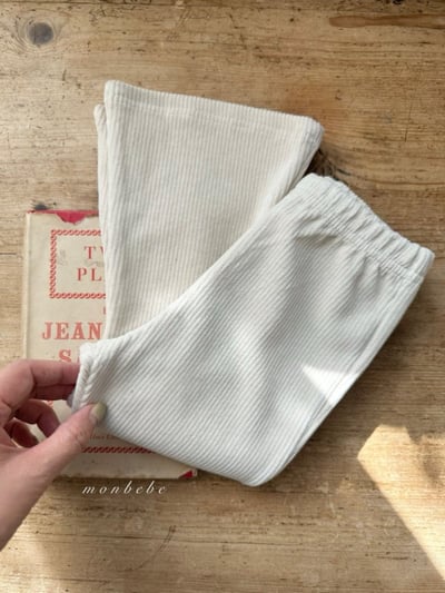 MONBEBE47｜(1y-8y-mom) 燈芯絨絨喇叭褲3