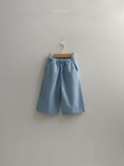 MiniRobe08｜(70-110) 壓紋直筒長褲5