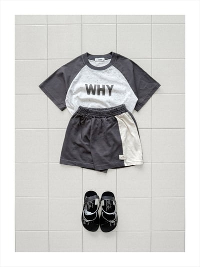 onu09｜(70cm-115cm) 英字印花七分袖上衣7