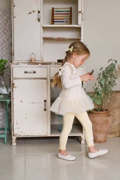 FLO56｜(75-140) 3色薄紗連身洋裝上衣15