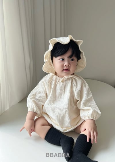 BBABBA08｜(60cm-83cm-mom) 2色棉質奶油格紋套裝11