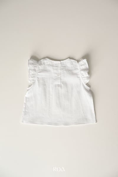 ROA21｜(6m-18m) 2色荷葉袖無袖上衣14