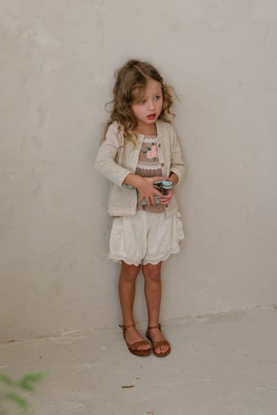 FLO01｜(75-140) 2色兩色蕾絲燈籠褲14