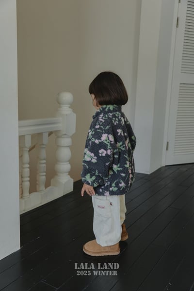 lala land44｜(75cm-120cm) 3色印花刷毛拉鍊外套11