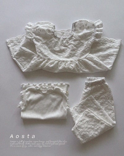 AOSTA17｜(6m-5y) 3款蕾絲刺繡長褲13
