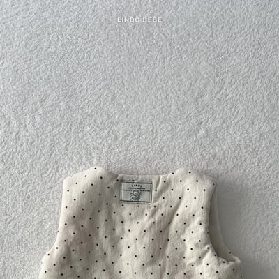 Lindo30｜(3m-18m) 波點內刷毛背心6