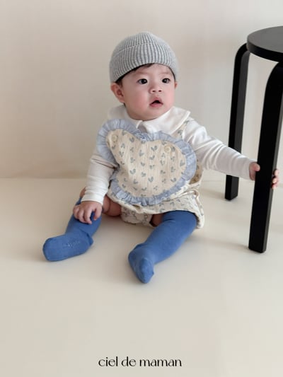 Cieldemaman｜(3-15m) 甜蜜愛心包屁衣17