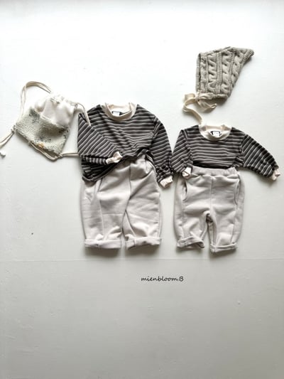 Bloom.b24｜(0m-24m/85cm-125cm) 簡約褶撊休閒長褲8