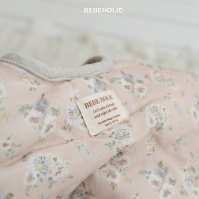 Bebe holic17｜(3m-18m) 碎花夾層棉拉鍊外套10