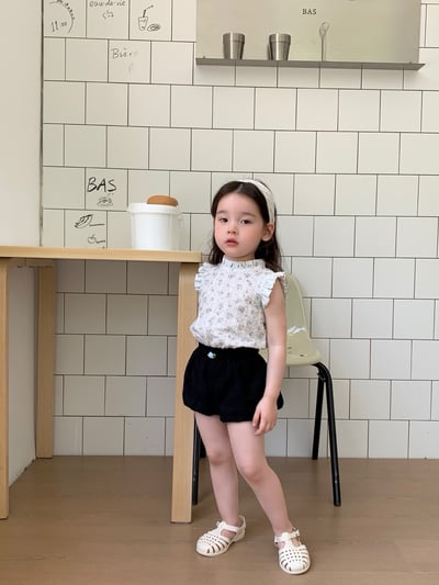 JE34｜(73-100cm) 碎花背心套裝9