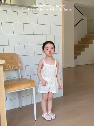 JE15｜(80-120cm) 透氣細肩連身衣13