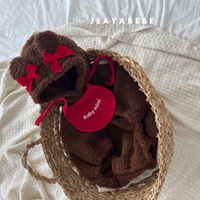 JEAYA06｜(3m-12m) 2色羊羔毛蝴蝶可愛包屁衣18