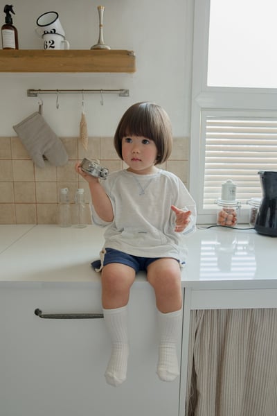 onu20｜(70cm-115cm) 雙口袋縫線上衣9