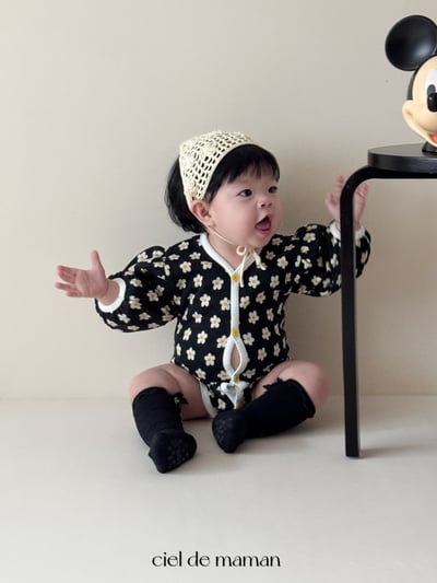 Cieldemaman｜(3-15m) 春天花朵包屁衣18