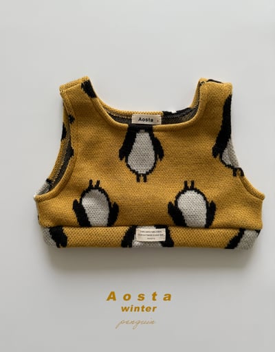 AOSTA03｜(6m-5y) 印花針織短版背心9