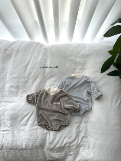 Bloom.b17｜(0m-24m) 絲絨口帶包屁衣6