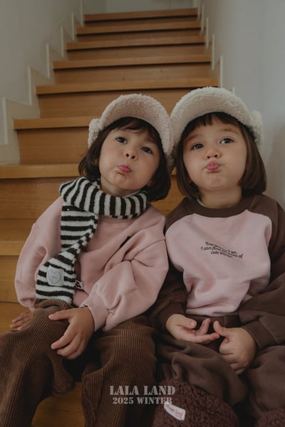 lala land72｜(75cm-120cm) 2色撞色休閒上衣5