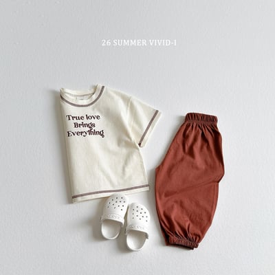 vivid18｜(78cm-125cm) 5款簡約字母邊縫線套裝23
