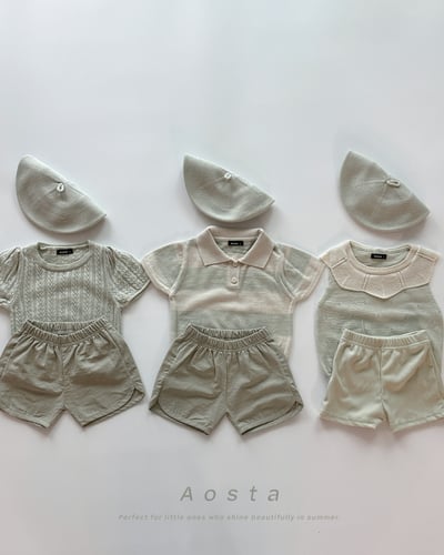 AOSTA31｜(1y-5y) 3款針織領條紋襯衫21