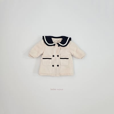 bebe nine30 (65cm-115cm) 1色海軍排釦大衣外套11