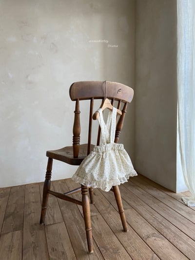 Anne Shirley17｜(3m-22m) 2色格紋/碎花蕾絲吊帶褲裙3