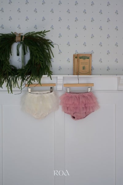 ROA37｜(6m-18m) 2色層次蕾絲裙包屁褲1