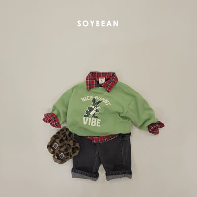 Soybean40｜(75cm-118cm) 格紋襯衫14