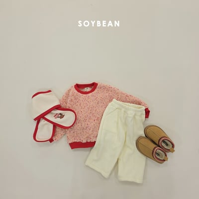 Soybean42｜(75cm-118cm) 剪裁刷毛直筒長褲9