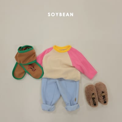 Soybean21｜(75cm-118cm) 撞色簡單上衣9