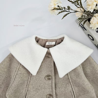 bebe nine47 (65cm-115cm) 2色法式翻領大衣外套9