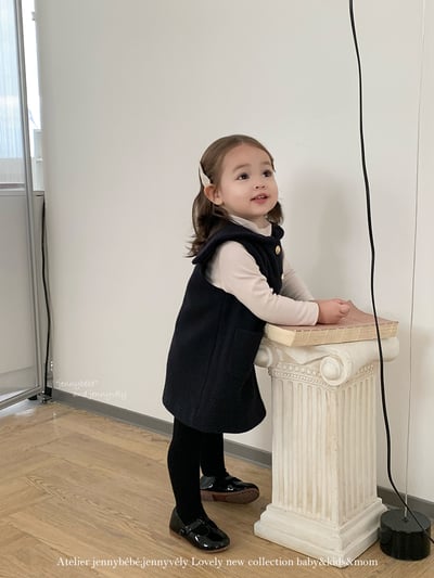 JE 649｜(80-110cm)  洋氣小香風背心裙4