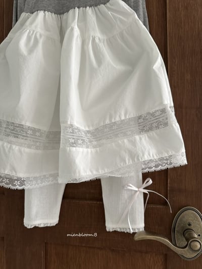 Bloom.b38｜(0m-7y) 蕾絲羅紋包屁衣/洋裝6