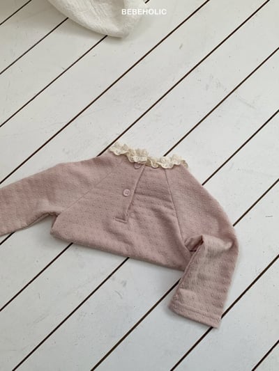 Bebe holic34｜(3m-18m) 花瓣蕾絲立領上衣7