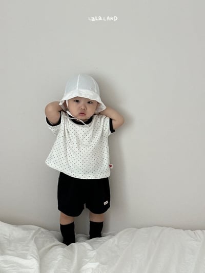 lala land07｜(3m-18m) 2色波點愛心上衣16