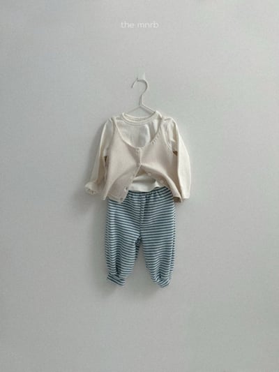 MiniRobe32｜(70-110) 條紋休閒束口褲13