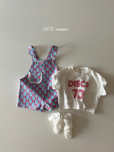 SO.U19｜(6m-4y) 蝴蝶結印花包屁扣吊帶褲6