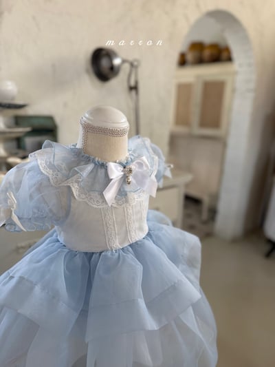 Marron42｜(Free) 緞帶珍珠花胸針7