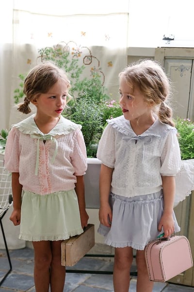 FLO38｜(75-140) 花邊波浪褲裙18